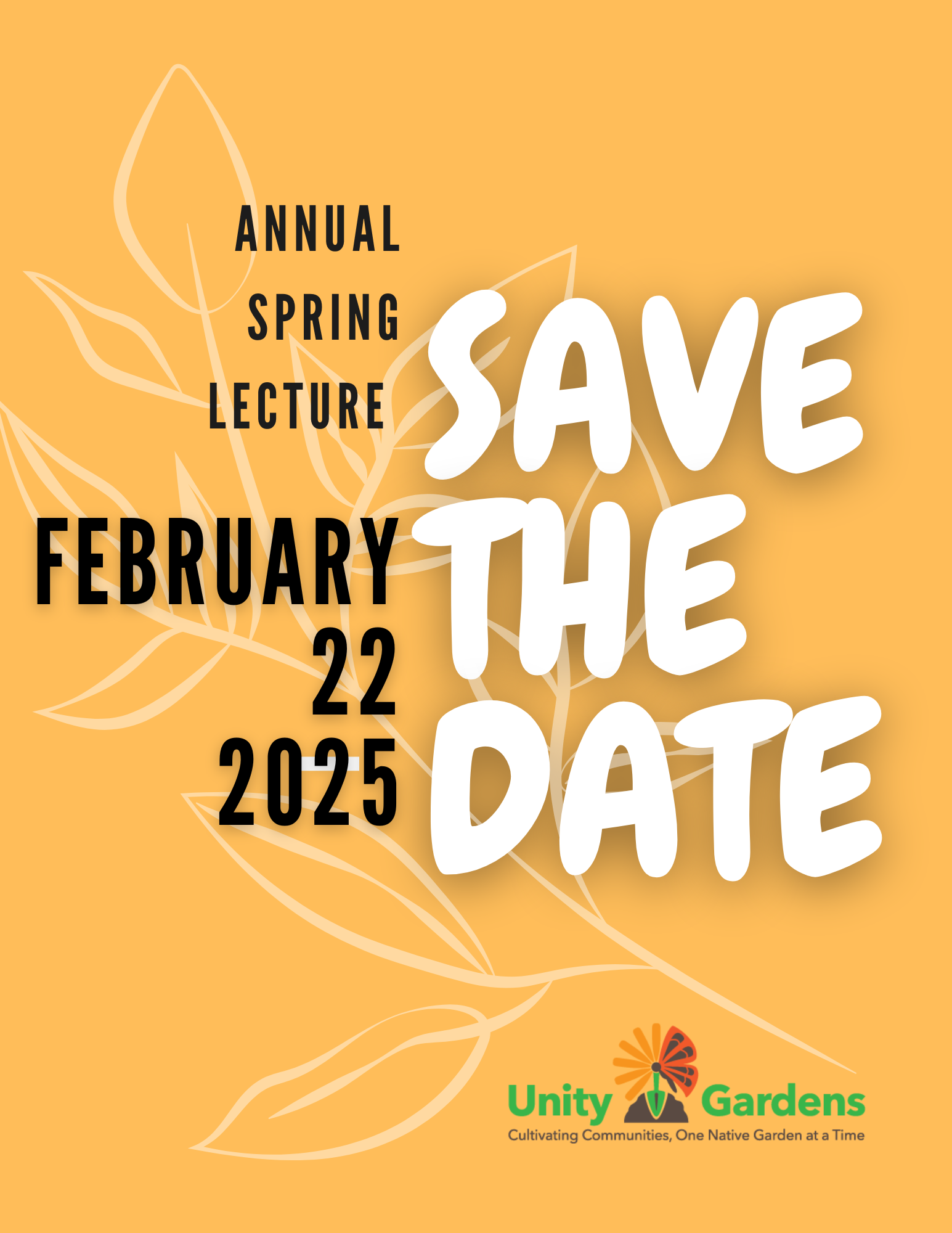 Save the Date for our Annual Spring Lecture!